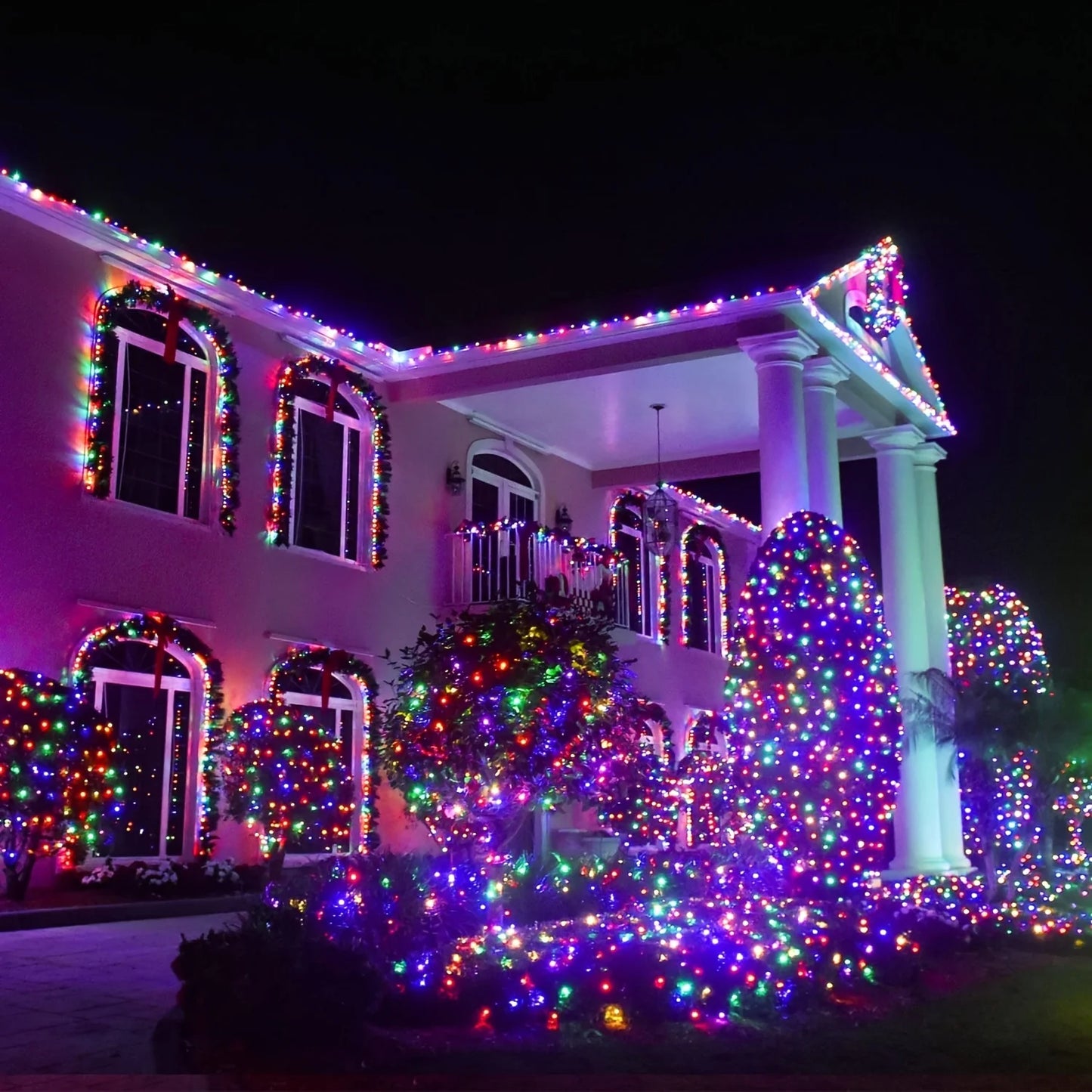 23-99ft LED Solar Light 50-300 Lights Outdoor Waterproof Fairy Garland Lights Christmas Party Halloween Decorations Solar Lights