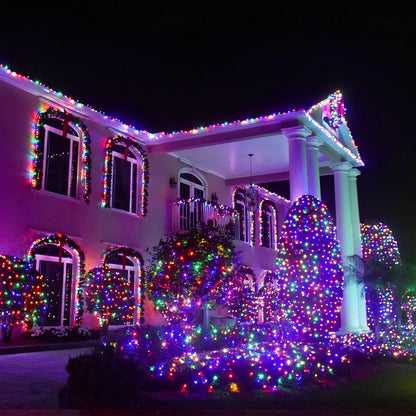 23-99ft LED Solar Light 50-300 Lights Outdoor Waterproof Fairy Garland Lights Christmas Party Halloween Decorations Solar Lights