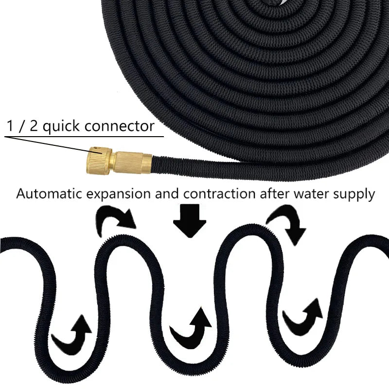 Best Garden Hose Flexible Hose Garden Watering Pipe Double Latex High Pressure Car Wash Hose Gardens Supplies Irrigation