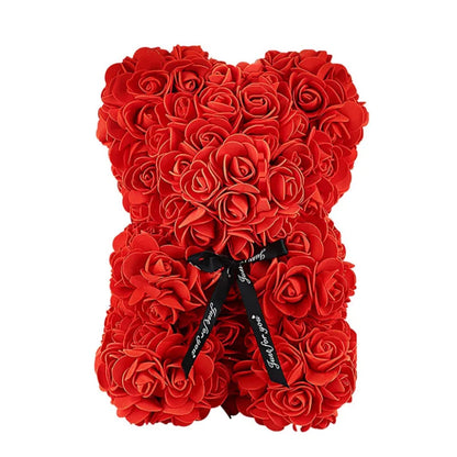 2026 New Artificial Flower Eternal Rose Teddy Bear for Mother's Day Birthday Valentine's Day Anniversary Gifts & Decorations
