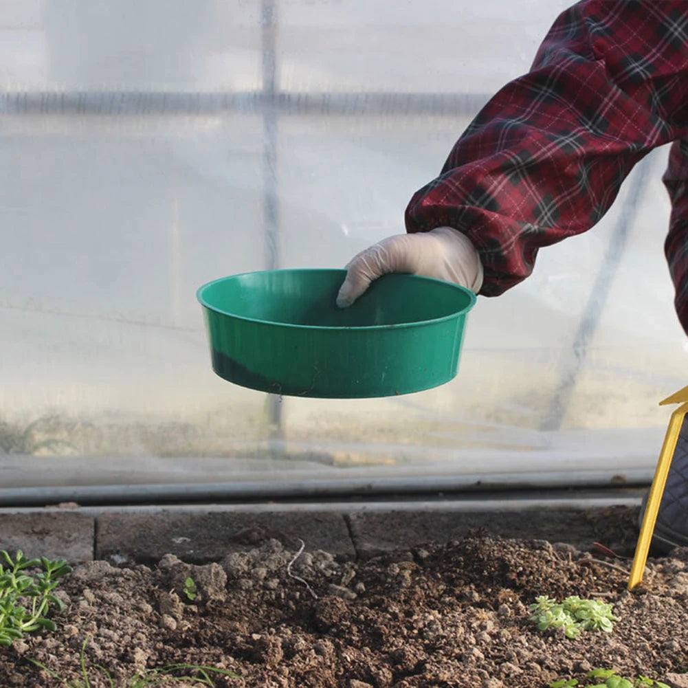 Plastic Soil Sieve Filter Mesh for Soil Stone Sifting Filtration Home Garden Flower Plant Nursery Tools