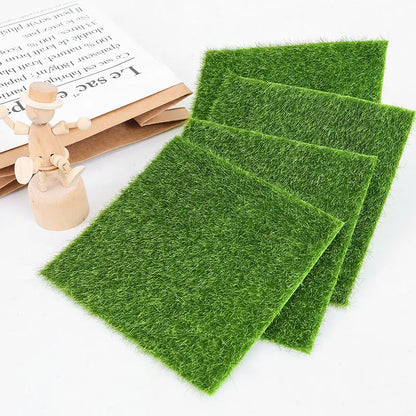 3 pieces of fairy garden grass, toy house decoration micro artificial craft grass, DIY decoration, mini model design accessories