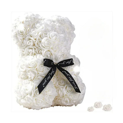 2026 New Artificial Flower Eternal Rose Teddy Bear for Mother's Day Birthday Valentine's Day Anniversary Gifts & Decorations