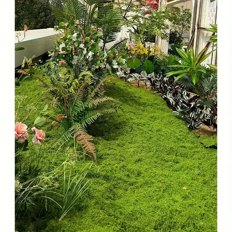 100cm*100cm Articiaifl moss carpet aquascape bionic turf fake moss micro-landscaping arrangement lawn bonsai potted plants pavem