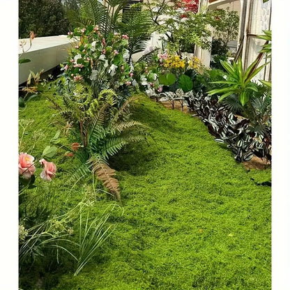100cm*100cm Articiaifl moss carpet aquascape bionic turf fake moss micro-landscaping arrangement lawn bonsai potted plants pavem