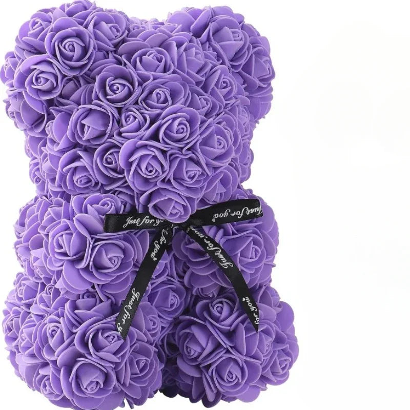 2026 New Artificial Flower Eternal Rose Teddy Bear for Mother's Day Birthday Valentine's Day Anniversary Gifts & Decorations