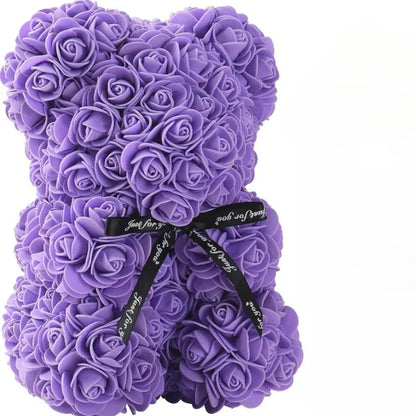 2026 New Artificial Flower Eternal Rose Teddy Bear for Mother's Day Birthday Valentine's Day Anniversary Gifts & Decorations