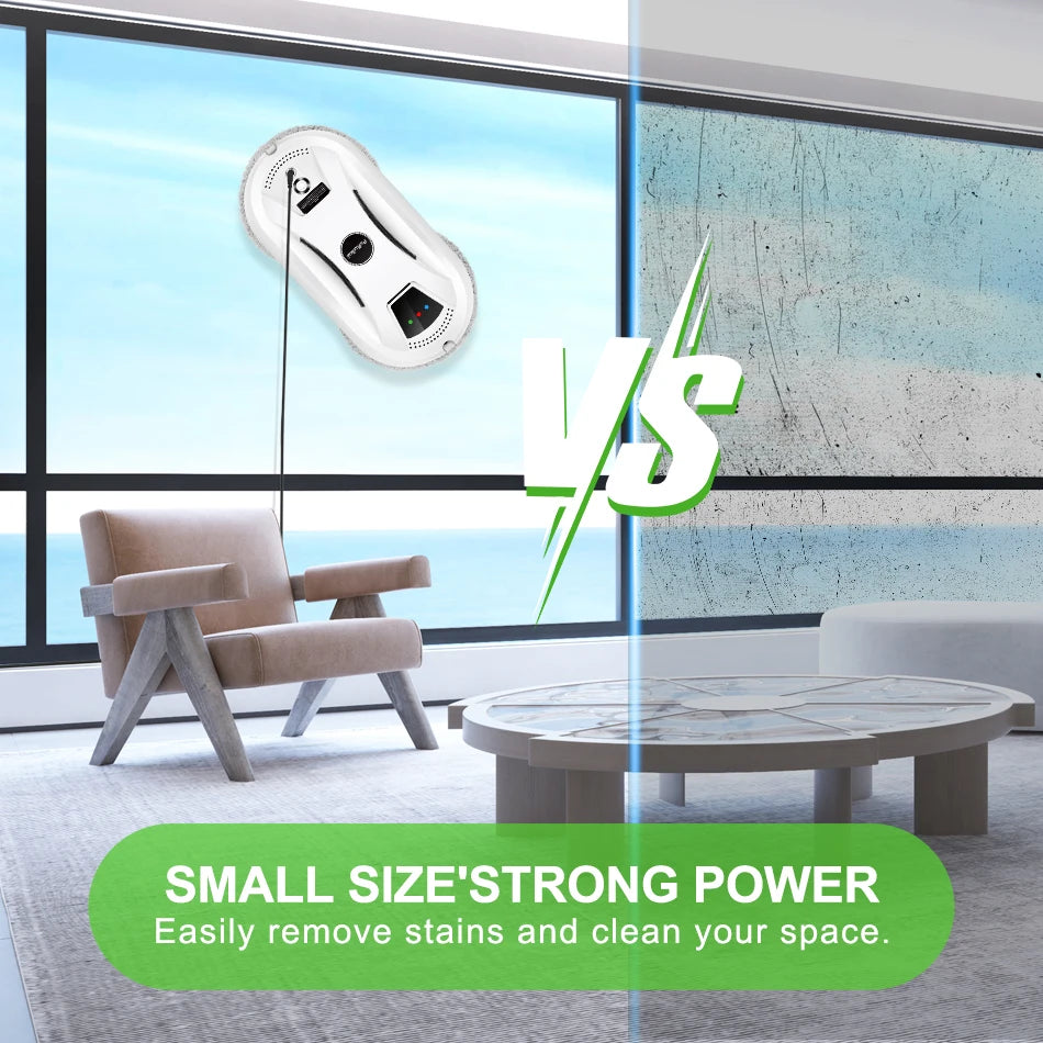 PuRuiKai Ultra Thin Robot Vacuum Cleaner Window Cleaning Robot Window Electric Glass Limpiacristales Remote Control For Home