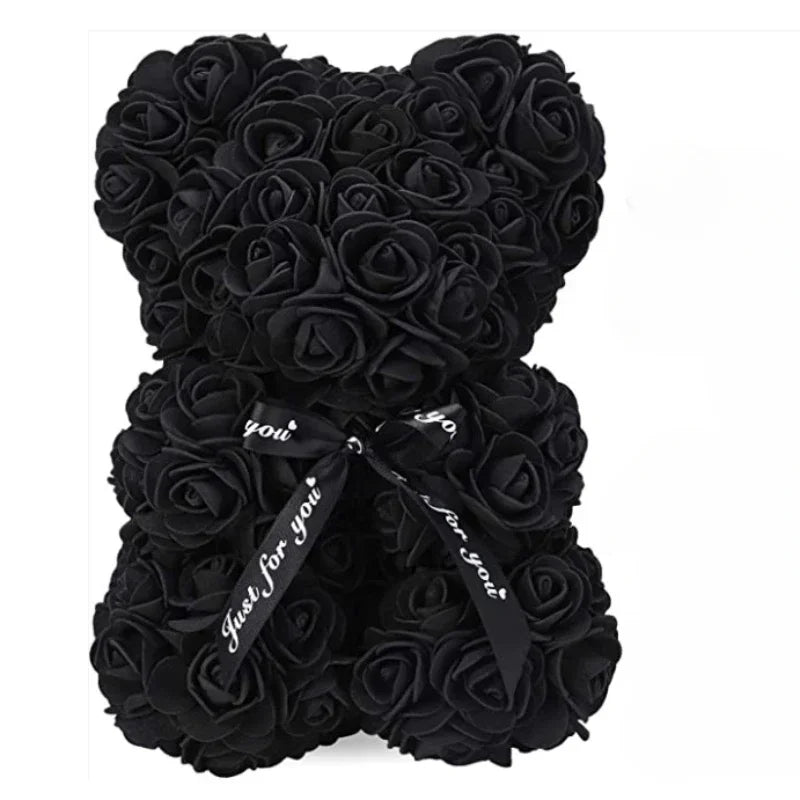 2026 New Artificial Flower Eternal Rose Teddy Bear for Mother's Day Birthday Valentine's Day Anniversary Gifts & Decorations