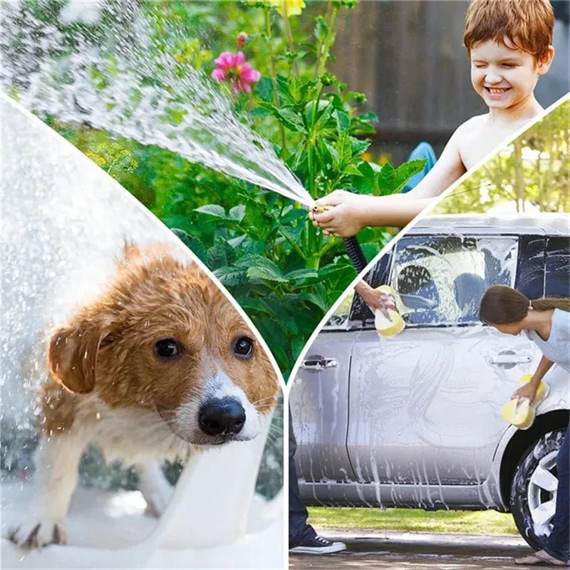 Best Garden Hose Flexible Hose Garden Watering Pipe Double Latex High Pressure Car Wash Hose Gardens Supplies Irrigation